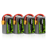 Ovonic 6S 1300mAh 100C LiPo Battery Pack 22.2V XT60 Plug for FPV Racing & Freestyle Drones(Multi-Pack)