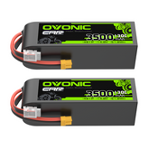 OVONIC 4S 3500mAh 14.8V 130C LiPo Battery with XT60 Plug
