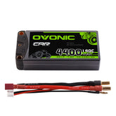 Ovonic 4400mAh 7.6V 140C 2S Hardcase LiHV Battery Pack with 5mm Bullet to Deans T Connector
