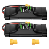 OVONIC 8.4V 3200mAh NiMH Battery Pack 7-Cell Hump with XT60 & TRX Plug for RC Cars & Trucks