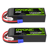 OVONIC 11.1V 130C 7200mAh 3S LiPo Battery with EC5 Plug