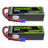 OVONIC 3S 7500mAh Hardcase 130C 11.1V Lipo Battery with EC5 Plug