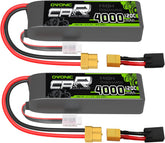 OVONIC 11.1V 3S LiPo Battery 4000mAh 120C with TRA Plug for 1/10 Scale RC Cars & Trucks