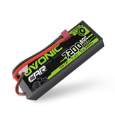 OVONIC 7.4V 7600mAh 2S2P 50C Lipo Akku mit XT60 & Trx Stecker für RC Car Trucks