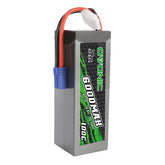 Ovonic Rebel 100C 14.8V 6000mAh 4S LiPo battery with EC5 plug for Arrma Outcast Kraton Truck