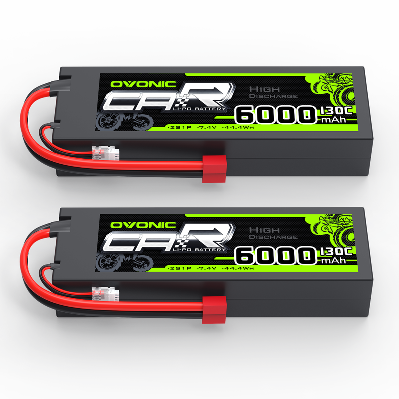 2S Lipo Battery 7.4V 1300mAh 15C With JST Plug & Charger For RC Cars Trucks