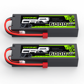 OVONIC 2S 6000mAh 7.4V 130C Hardcase LiPo Battery with Deans Plug