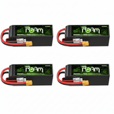 Ovonic Roam Series 6S Lipo Battery 2200mAh 6S1P 150C 22.2V Long Range Lipo Battery with XT60 Plug for 6-7 Inch Long Range 6s HD Cinelifter FPV Quad(1/2/4 Pack)