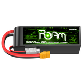 Ovonic Roam Series 6S Lipo Battery 3300mAh 6S1P 150C 22.2V Long Range Lipo Battery with XT90/XT60 Plug for 6-7inch Long Range Cinelifter Multirotor X-Class