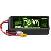 Ovonic Roam Series 6S Lipo Battery 5500mAh 6S1P 150C 22.2V Long Range Lipo Battery with XT90-S Anti Spark Plug for 7-10 inch Cinelifter Multirotor X-Class FPV Drone Long Range Drone