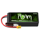Ovonic Roam Series 6S 6000mAh 150C LiPo Battery with XT90-S Anti-Spark Plug for 7-10 inch Cinelifters & Long Range FPV Drones