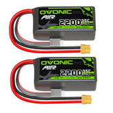 OVONIC 3S Lipo Battery 2200mAh 3S1P 35C 11.1V LiPo Battery with XT60 Plug
