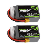 2 x OVONIC 80C 11.1V 450mAh 3S1P Lipo Battery with XT30 Plug