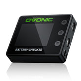 OVONIC C30 Smart Battery Checker, Cell Balancer for 1S-8S LiPo, LiHV, LiFe & Li-ion Batteries, PWM/PPM Servo Tester, 30W USB-C PD & 22.5W USB-A Fast Output