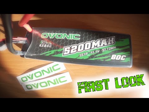 2×Ovonic Rebel 80C 2S 5200mAh 7.4V LiPo Battery with EC5 plug for Losi Promoto-M× Granite VORTEKS