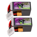 2×Ovonic Rebel 2.0 120C 8S 1100mah Lipo Battery 29.6V Pack with XT60 Plug for 8S FPV Racing Drone