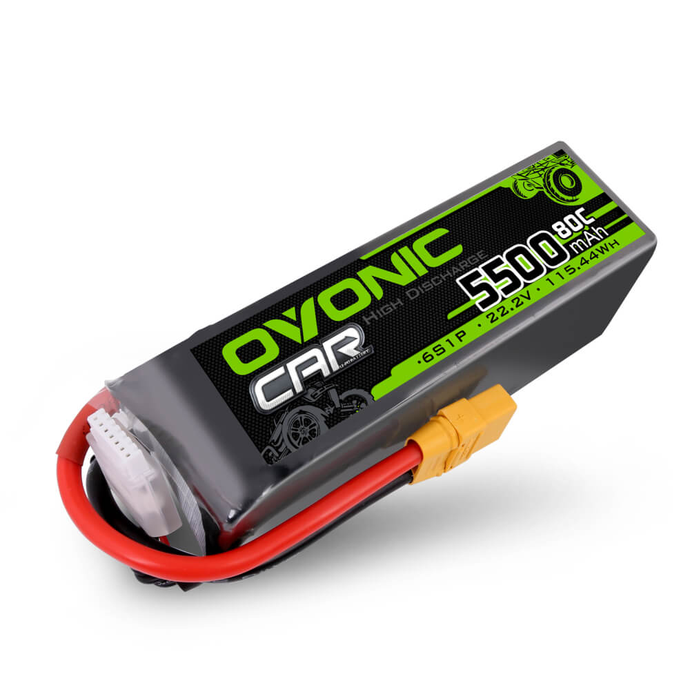 OVONIC Batería de 4s Lipo 6s 4s para Dron de carreras, 1300mAh, 100C OVONIC Batería de 4s Lipo 6s 4s para Dron de carreras, 1300mAh, 100C