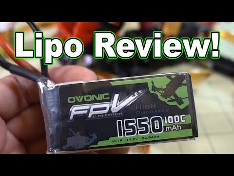4x Ovonic 4S Lipo Battery 1550mah 4S1P 100C 14.8V Lipo Battery Pack with XT60 Plug for 5inch FPV Racing Freestyle