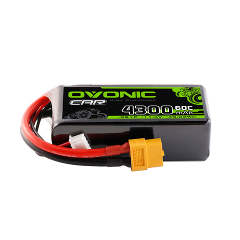 Ovonic 3S 4300mAh 60C 11.4V LiHV Battery w/XT60 Plug