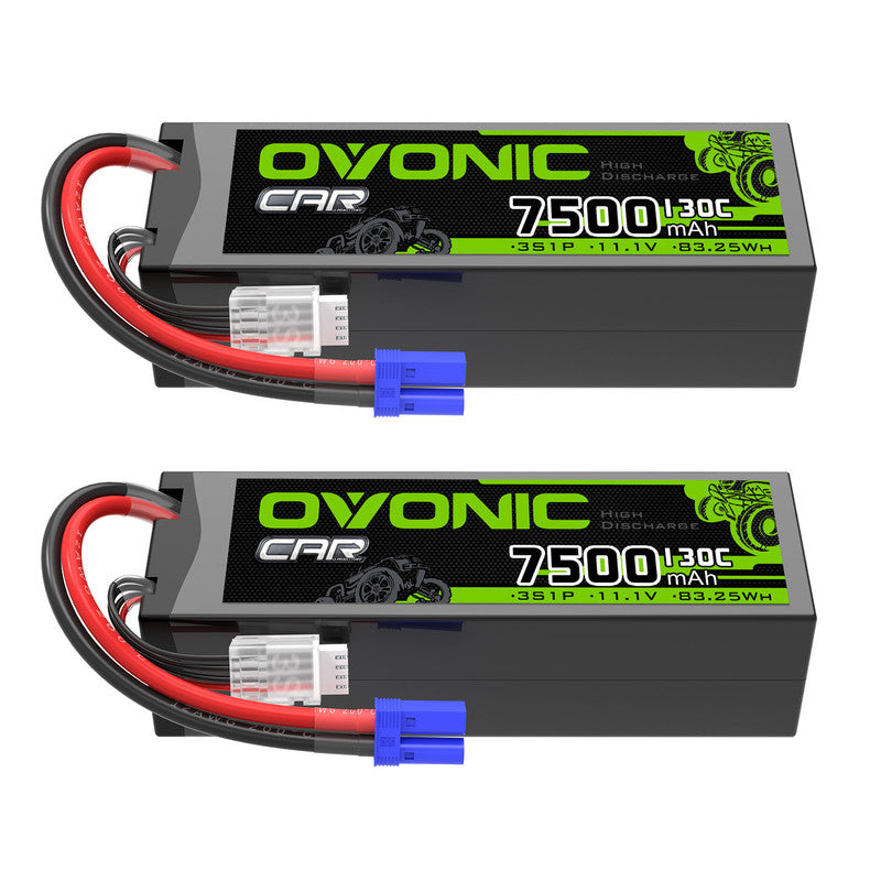 OVONIC 3S 7500mAh Hardcase 130C 11.1V Lipo Battery with EC5 Plug
