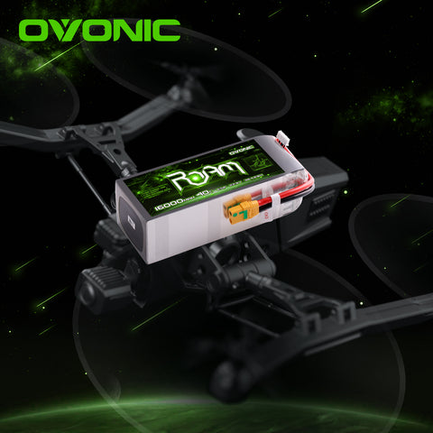 Ovonic ROAM 22.8V 16000mAh 40C 6S1P LiHV Battery Pack with XT90S-F Anti-Spark Plug for Agricultural Spraying and Crop Dusting Drones