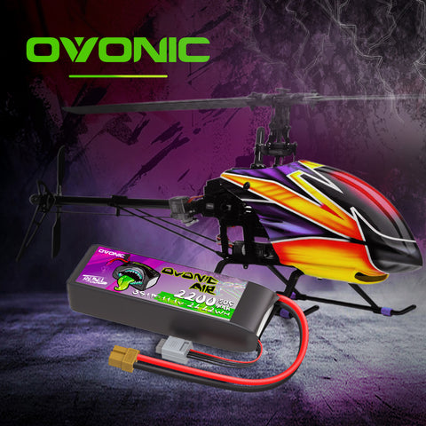 2 × Ovonic Rebel 2.0 3S 11.1V 2200mAh 50C LiPo with ×T60 Plug for 64mm EDF, 1100mm-1500mm Plane