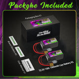 2 × Ovonic Rebel 2.0 130C 6S 1400mah Lipo Battery 22.2V Pack with XT60 Plug for FPV Racing