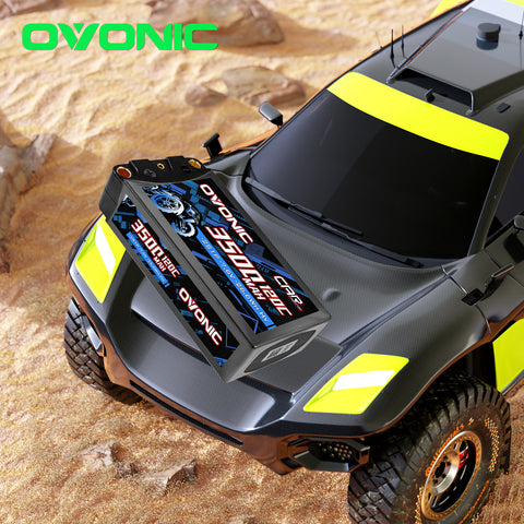 Ovonic 7.6V 120C 3500mAh 2S1P LiHV Shorty Hardcase Lipo Battery with 5mm Bullet