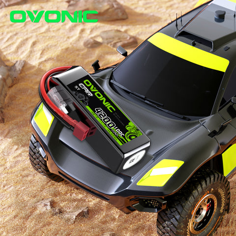 Ovonic 3S 4200mAh 100C 11.1V Shorty LiPo Battery w/Deans Plug