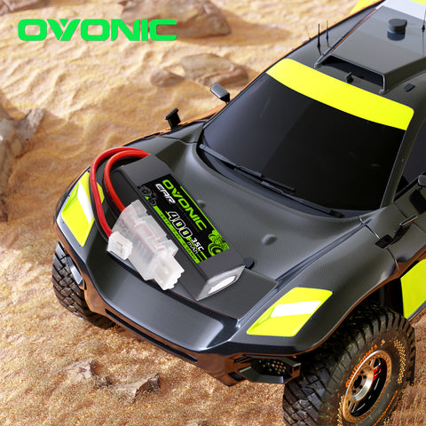 Ovonic 2S 400mAh 35C 7.4V LiPo Battery w/JST Plug