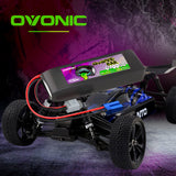 Ovonic Rebel 2.0 120C 3S 6700mAh 11.1V LiPo Battery with EC5 Plug for 1/8 1/10 RC Car