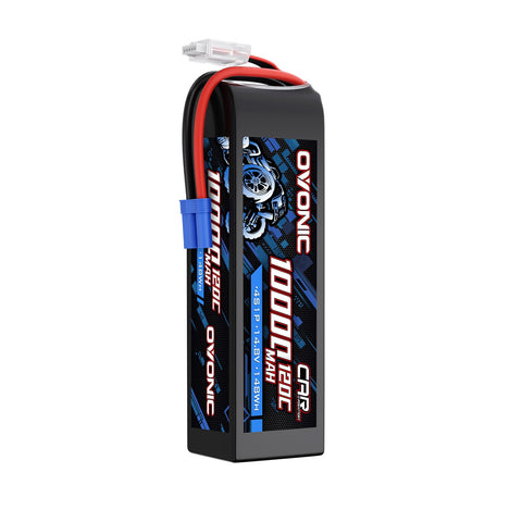 Ovonic 14.8V 120C 4S 10000mAh LiPo Battery Pack with EC5 Plug for RC Cars, Trucks, and Arrma Models