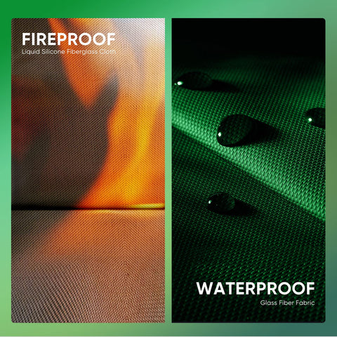 OVONIC Triple-Layer Fireproof LiPo Safe Bag Kit (S/M/L) | 1000℉ Heat Resistant Lipo Battery Storage Case