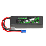 Ovonic 120C 6700mAh 4S LiPo Battery 14.8V with EC5 Plug for 1/10 & 1/8 Scale Cars