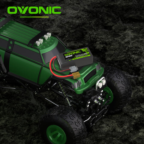 Ovonic 3S Lipo Battery 3600mah 3S1P 50C 11.1V Lipo Battery Pack with XT60 & EC3 Plug for RC Truck Rock Crawler RC Aeroplane Quadcopter Helicopter