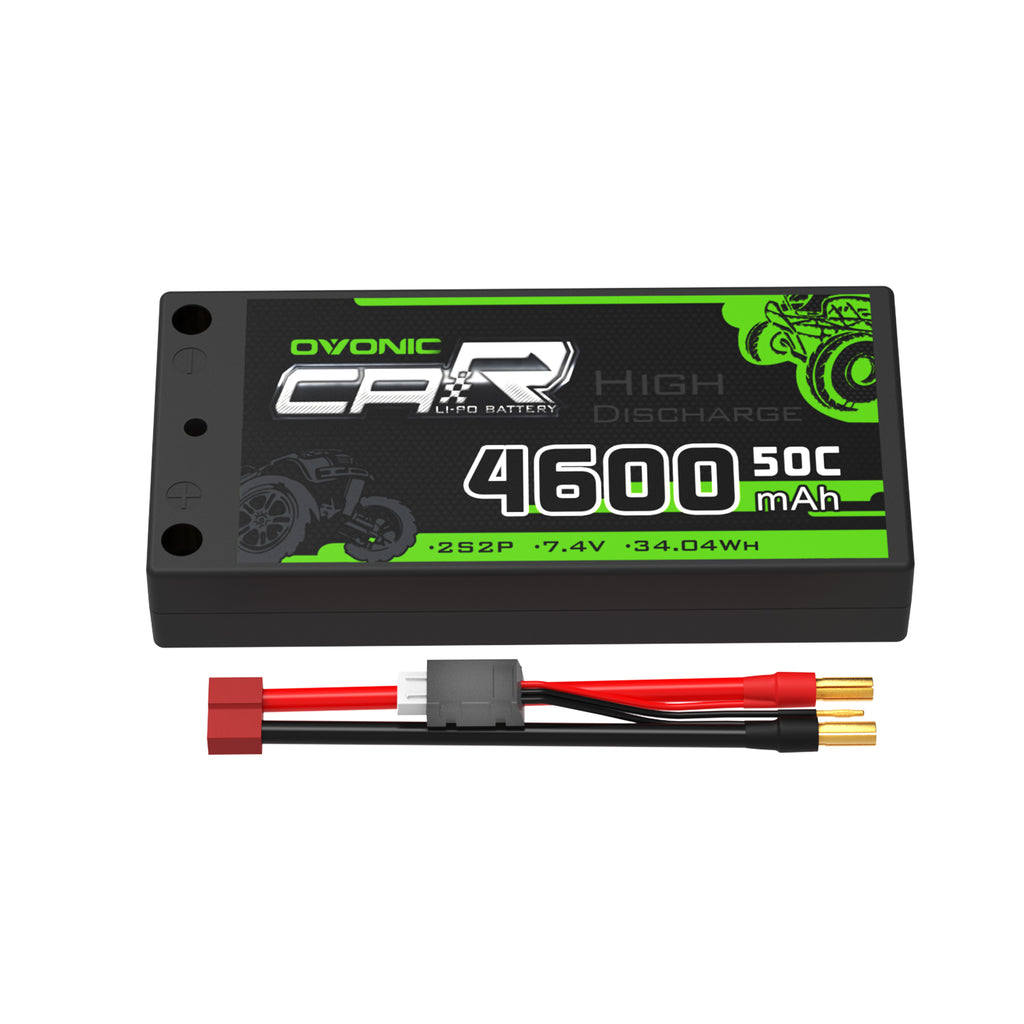 2pcs 7,4V 2S 6500mAh 90C Lipo Akku Batterie Hard Case Deans Für Rc Auto-Akku