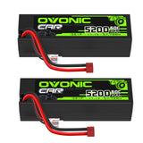 OVONIC Lipo Battery 5200mAh 50C 11.1V 3S RC Battery with Deans and XT60 Connector for RC Car Boat Truck
