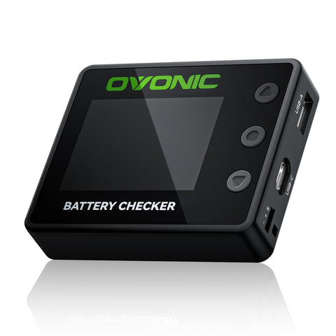 OVONIC C30 Smart Battery Checker, Cell Balancer for 1S-8S LiPo, LiHV, LiFe & Li-ion Batteries, PWM/PPM Servo Tester, 30W USB-C PD & 22.5W USB-A Fast Output