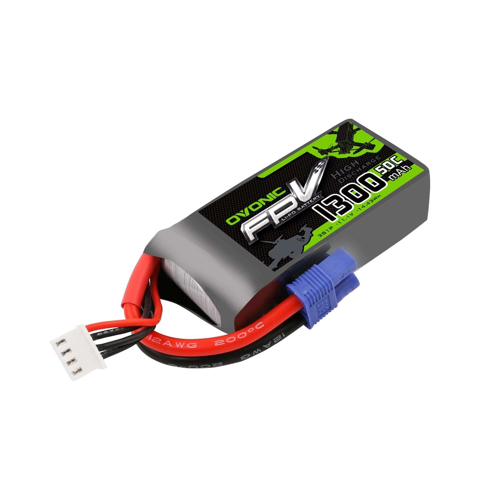 Batterie Lipo 3S 11,1V - 1300mAh 35c