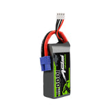 OVONIC 11.1V 1300mAh 3S 50C LiPo Battery Pack with EC3 Plug for Aircraft - Ampow