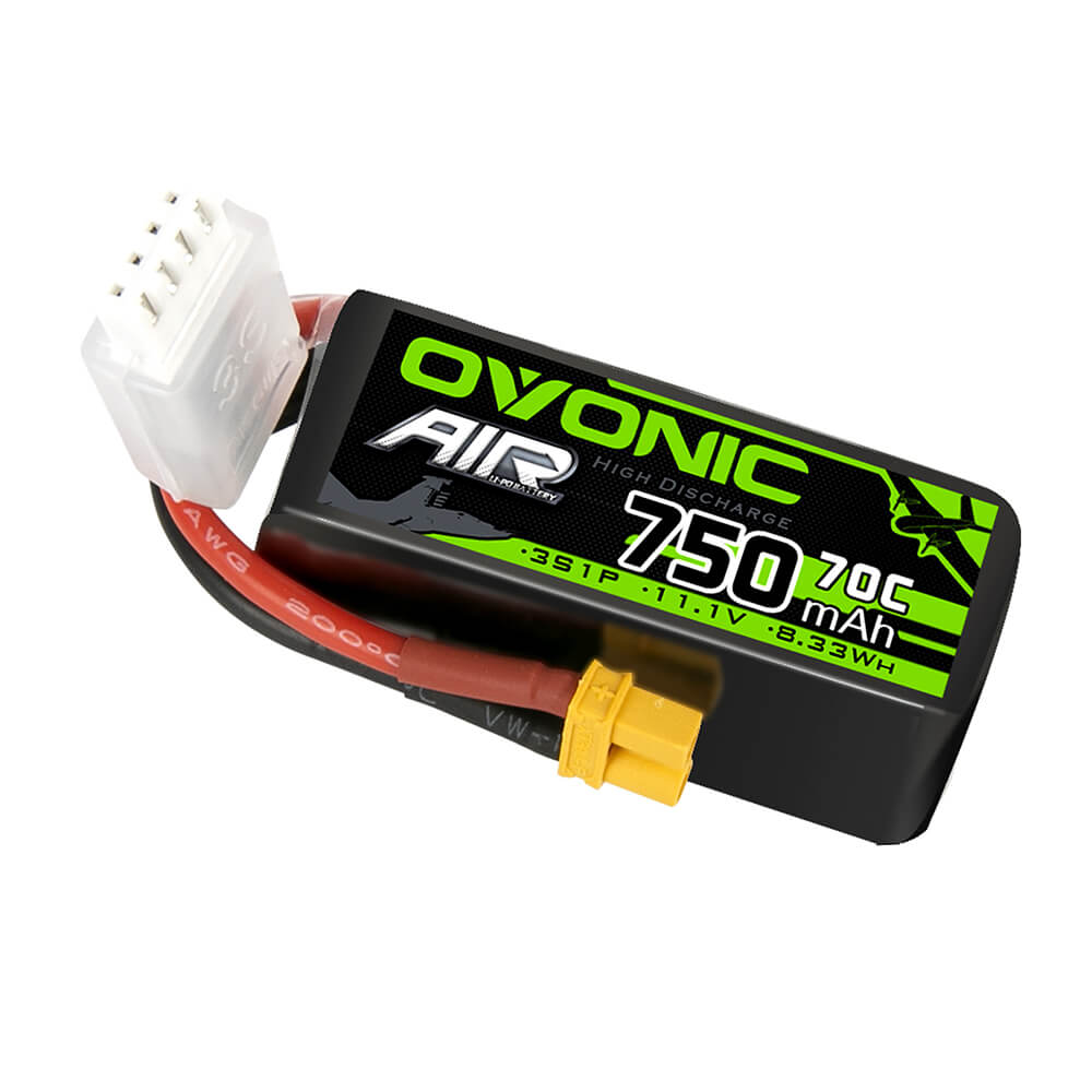 Ovonic 70C 3S 750mAh 11.1V LiPo Battery for cinewhoop