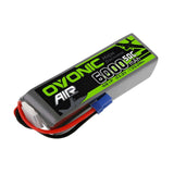 Ovonic 6000mah 6S 22.2V 50C Lipo Battery Pack with EC5 Plug for Airplane&Heli Car