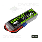 Ovonic 6000mah 6S 22.2V 50C Lipo Battery Pack with EC5 Plug for Airplane&Heli Car - Ampow