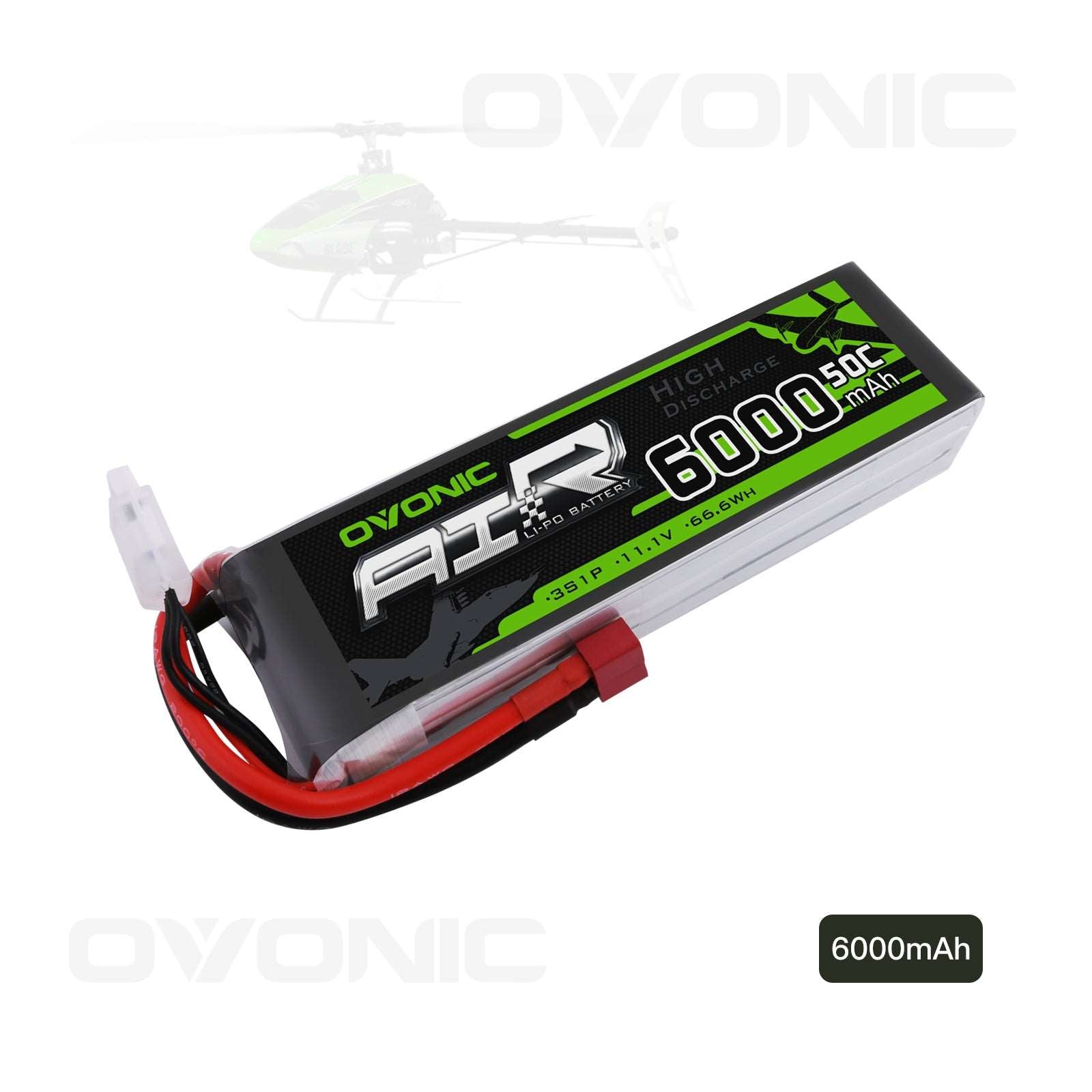 OVONIC LiPo 11,1 V 3S 5000 mAh 120 C avec Prise TRA pour Voiture RC Camion Avion Hélicoptère Bateau Voiture Racing RC Hobby OVONIC LiPo 11,1 V 3S 5000 mAh 120 C avec Prise TRA pour Voiture RC Camion Avion Hélicoptère Bateau Voiture Racing RC Hobby