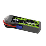 Ovonic 5000mah 6S 22.2V 50C Lipo Battery Pack with EC5 Plug for Airplane&Heli 1/10 SENTON 6S