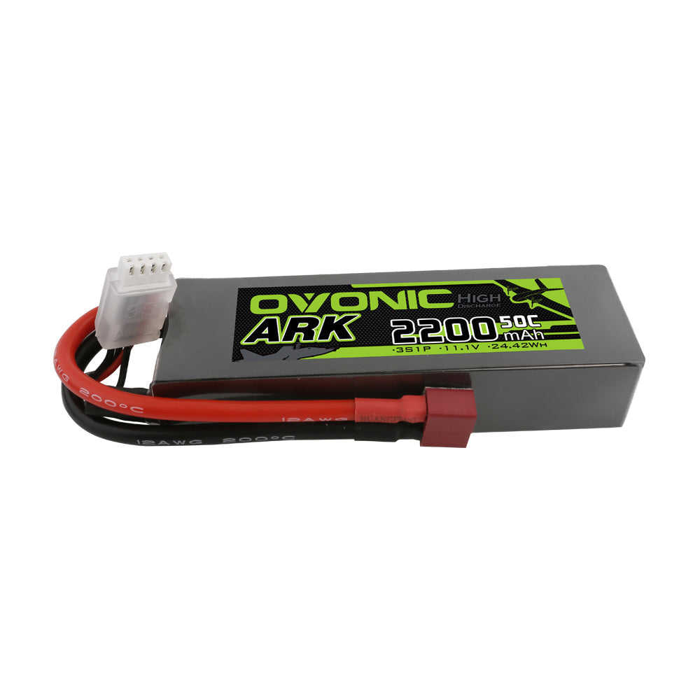 Ovonic ARK 50C 3S 11.1 v 2200mah Lipo Battery Pack with Deans Plug