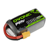 Ovonic 1800mah 4S 14.8V 100C Lipo Battery Pack with XT60 Plug for FPV