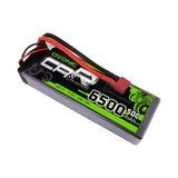 OVONIC 7.4V 6500mAh 2S 50C Hardcase LiPo Battery Pack 24# with Deans Style T Plug Connectors - Ampow