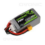 Ovonic 14.8V 850mAh 4S 80C Lipo Battery with XT30 Plug for 150 to 210mm FPV