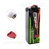 OVONIC Hardcase 14.8V 50C 6500 mAh 4S LiPo Battery Pack 14# with Deans Plug - Ampow